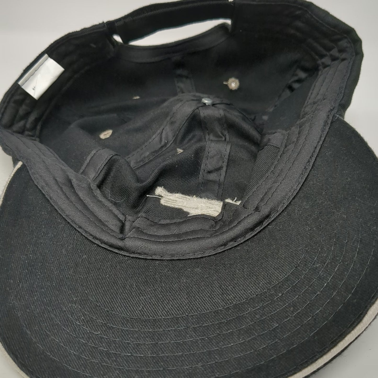Ray Catena Lexus Hat Black Baseball Cap One Size Strapback USA Flag Side Logo
