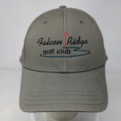Falcon Ridge Golf Club Slideback Hat Brown OSFM Adjustable Embroidered