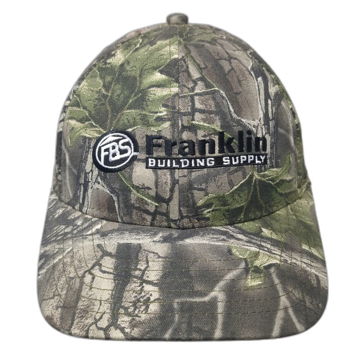 Incentives By Design Baseball Cap Green OSFM Camo Franklin Building Supply hat