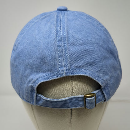 David and Young Baseball Cap Blue One Size Moon Stars Embroidery Slideback Hat