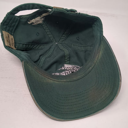 Realtree Baseball Cap Green One Size Team Logo Camo Fill Slideback Strap Hat