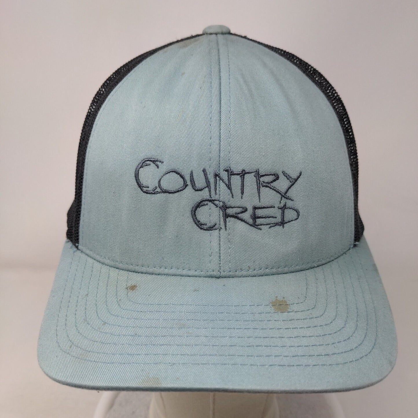 Country Cred Snapback Mesh Back Trucker Hat Multi One Size Colorblock