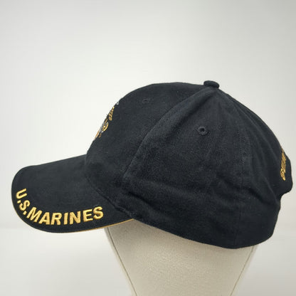 Eagle Crest USMC EGA Semper Fi Black One Size Baseball Cap Strapback Hat