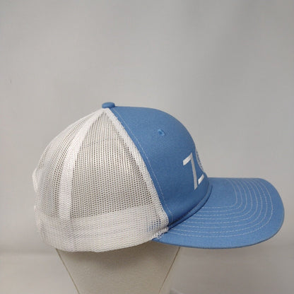 Zoa Snapback Mesh Back Trucker Hat Blue One Size Port Authority