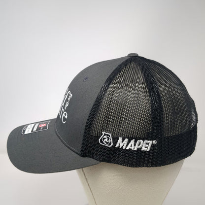 Richardson Trucker Hat Gray Size L Golf for the Cure Mapei Mesh Snapback