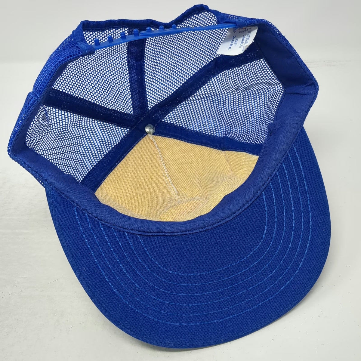 Boise State Broncos NCAA IDEA Trucker Hat Blue White Orange Snapback Vintage