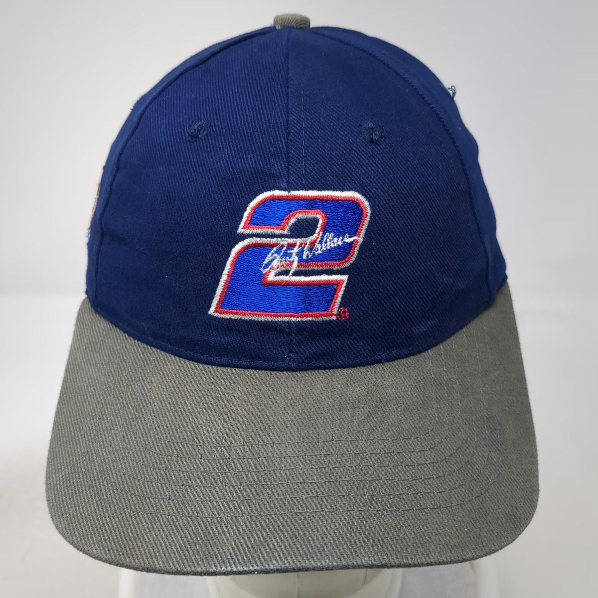 Seba Rusty Wallace 2 Miller Lite Racing Blue Gray Baseball Cap One Size Hat