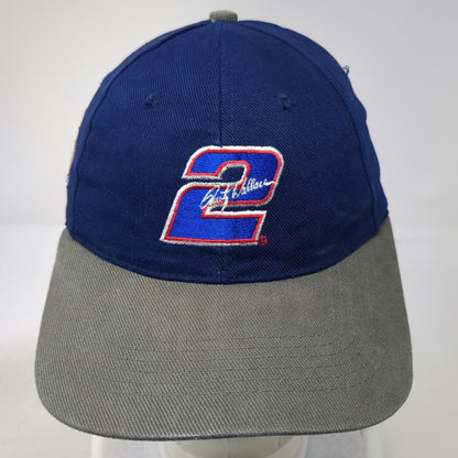 Seba Rusty Wallace 2 Miller Lite Racing Blue Gray Baseball Cap One Size Hat