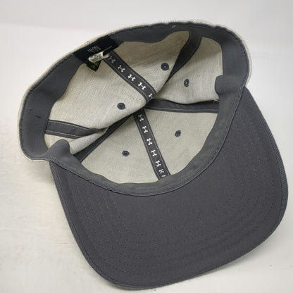 Under Armour Baseball Cap Gray XL Embroidered Logo Stretch Fit Six Panel Hat