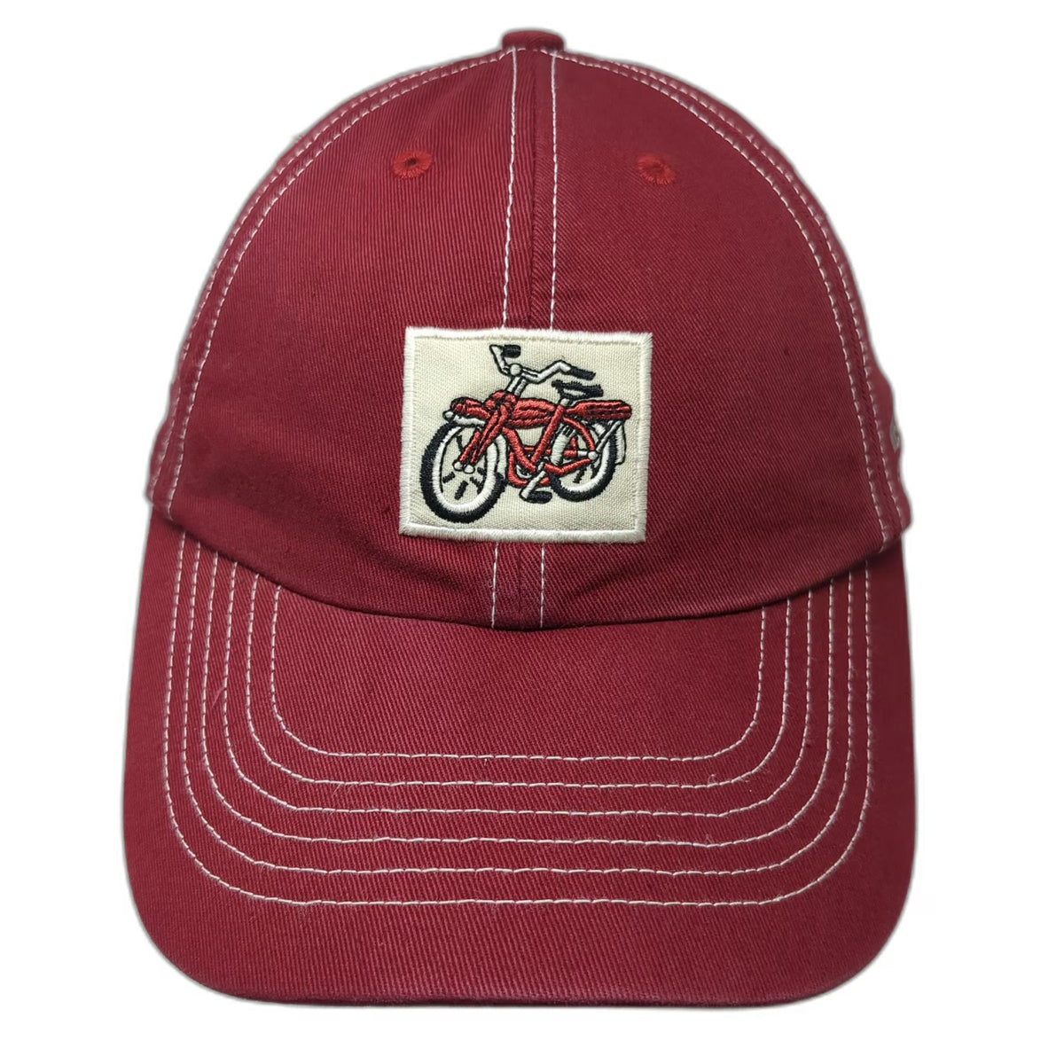 New Belgium Baseball Cap Red OSFM Bicycle Brewing Company Slideback Hat Scruples
