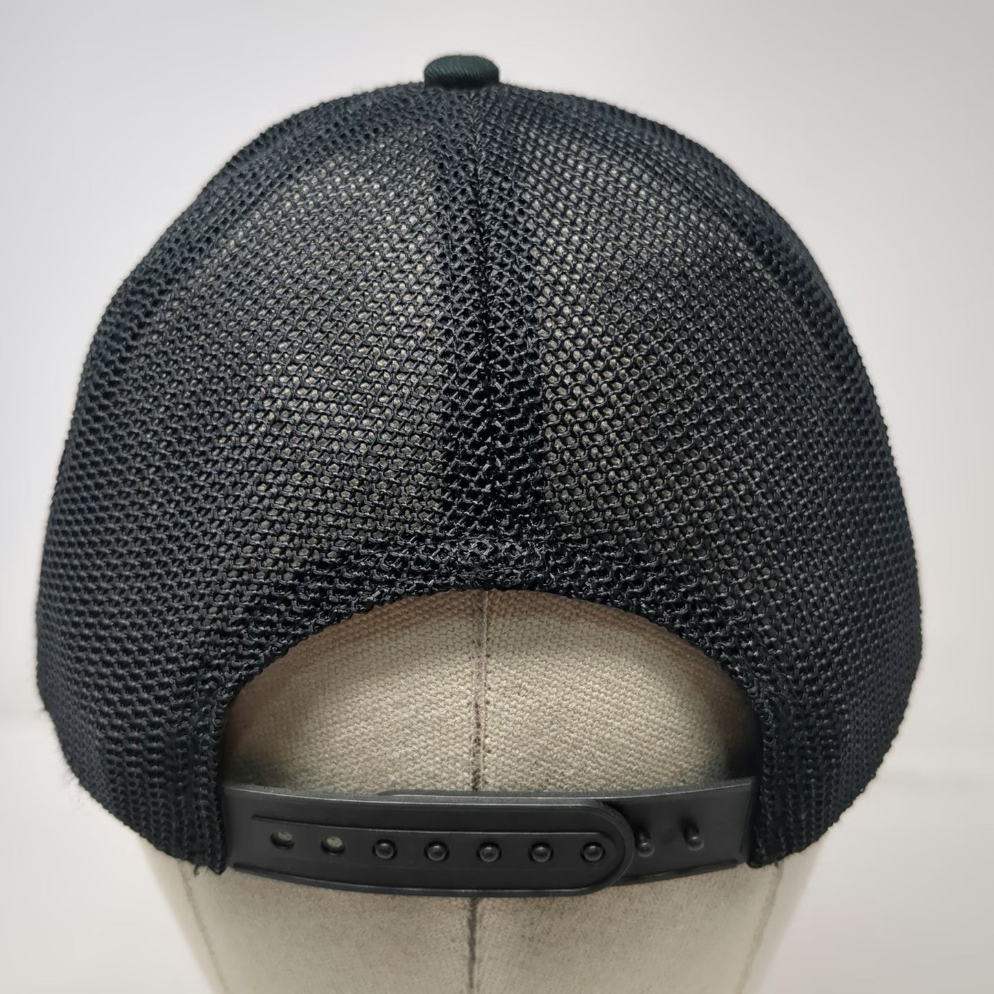 Rossignol Trucker Hat Black One Size Mesh Back Snapback Rubber Logo Patch