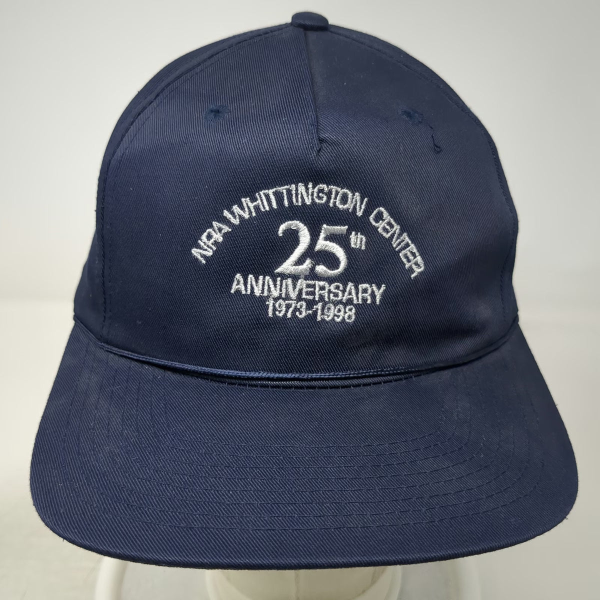 NRA Whittington Center 25th Anniversary 5 Panel Blue One Size Rope Snapback Hat
