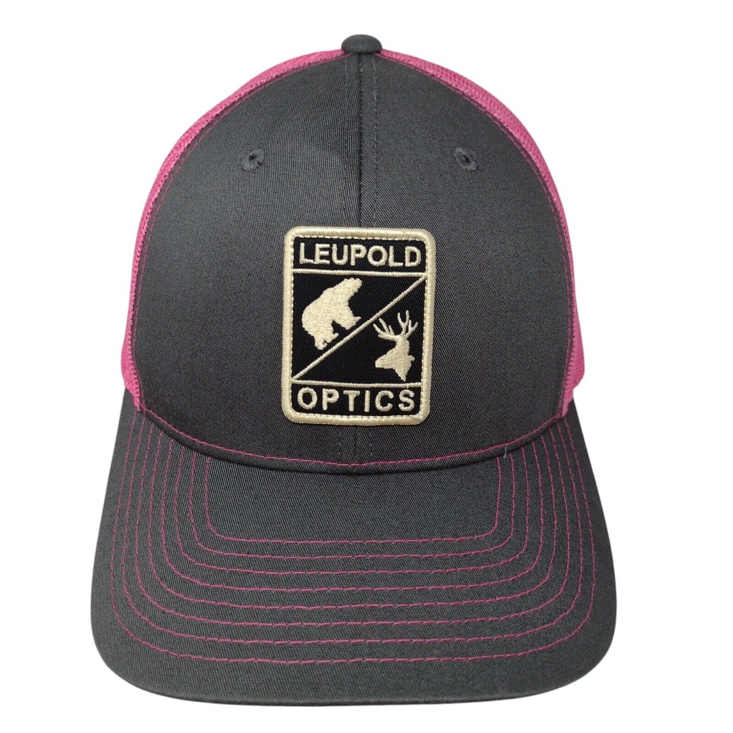 Leupold Optics Snapback Trucker Hat Multicolor OSFA Adjustable Mesh Back