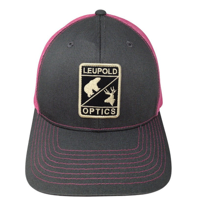 Leupold Optics Snapback Trucker Hat Multicolor OSFA Adjustable Mesh Back