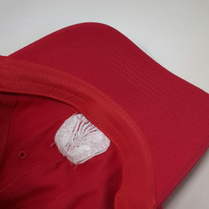 Hit Wayne Sanderson Farms 5 Panel Red Hat One Size Strapback Cotton Chicken Logo