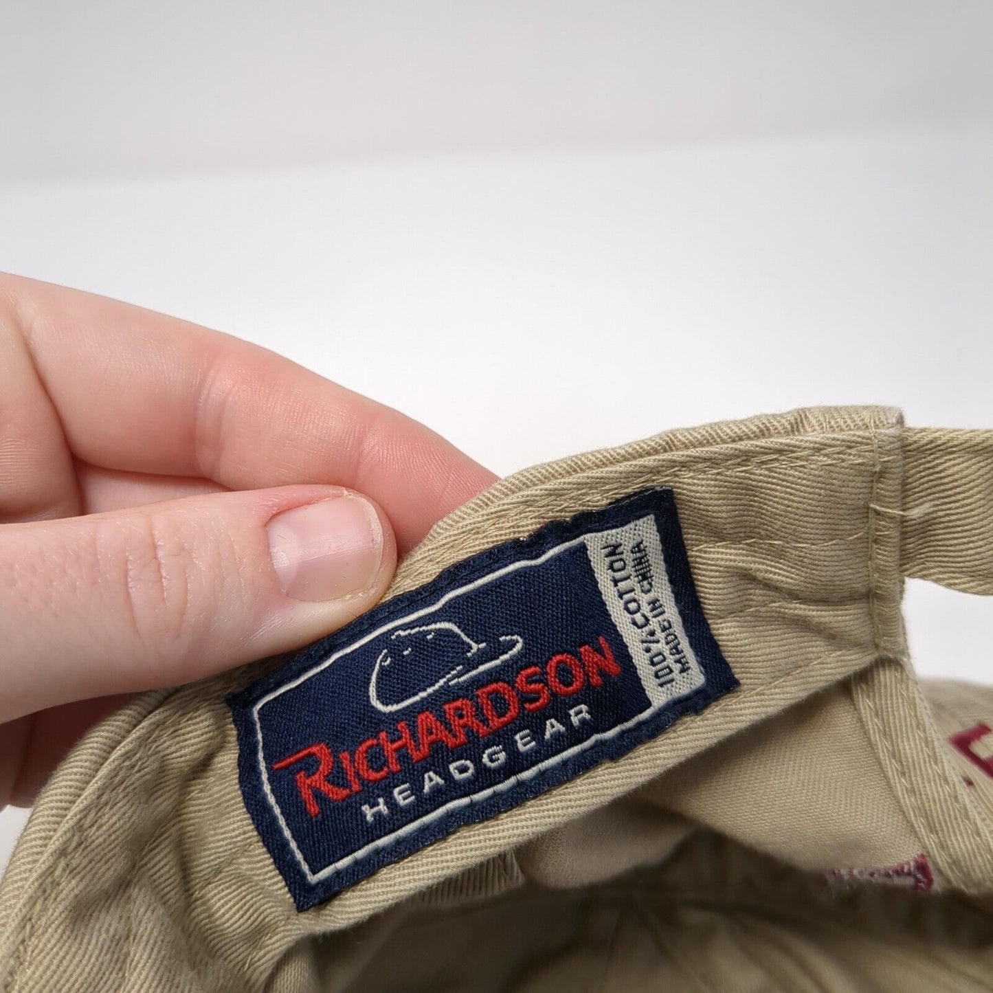 BONS Defense Slideback Hat Tan OS Adjustable Embroidered Richardson Headgear
