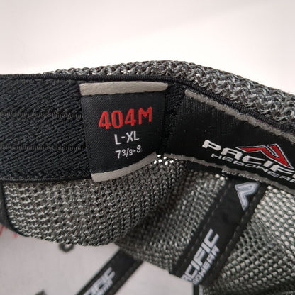 Letter N Fitted Mesh Back Trucker Hat Gray 7 3/8-8 Embroidered 6 Panel