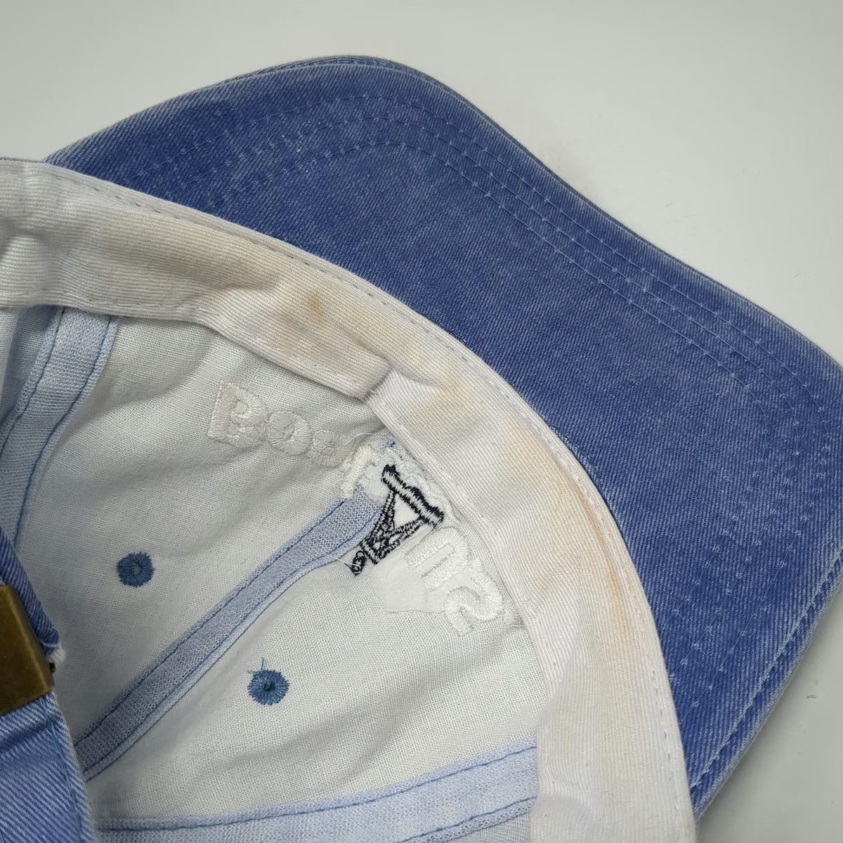 Dorfman Pacific Baseball Cap Blue One Size BoatU.S. Logo Slideback Cotton hat
