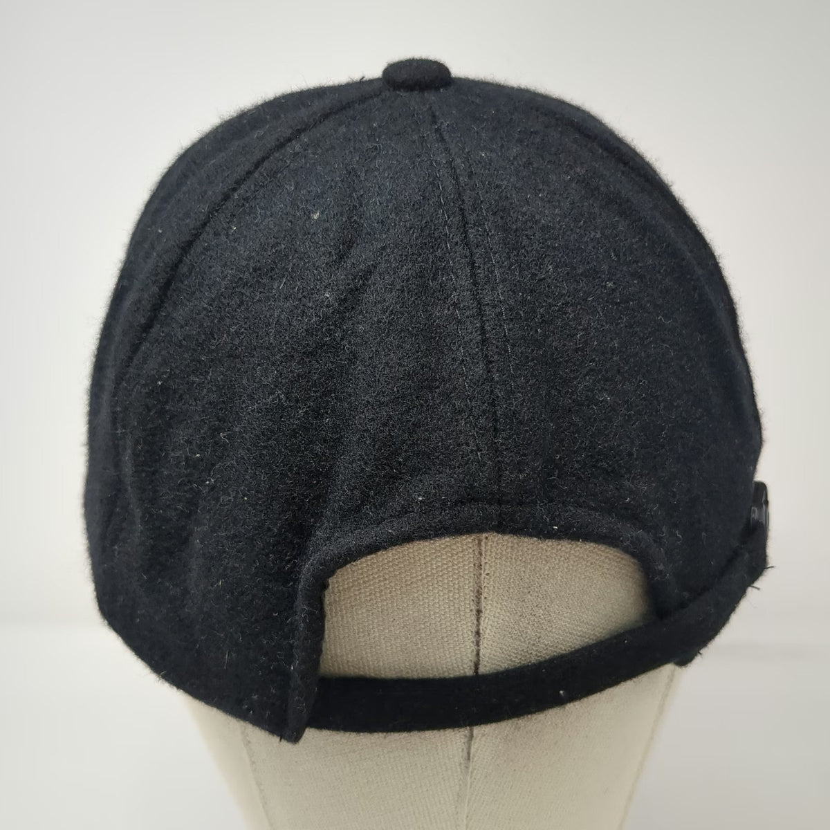 Hard Rock Cafe Baseball Cap Black One Size Amsterdam Wool Slideback Logo Hat