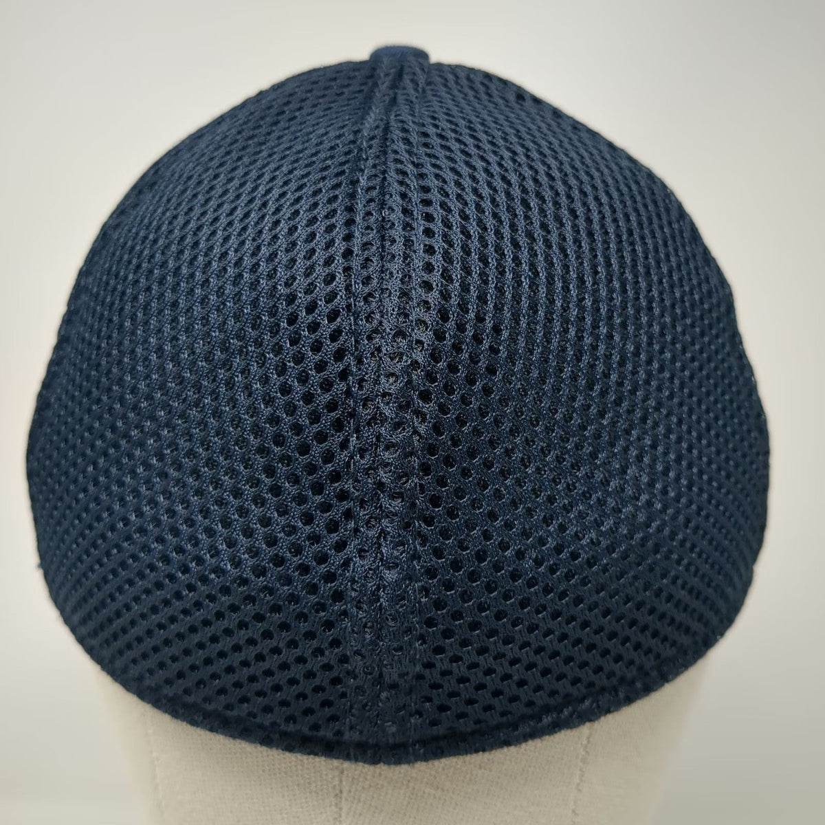 New Era Baseball Cap Blue M Mascot Yellow Jacket Mesh Stretch Fit 39THIRTY Hat