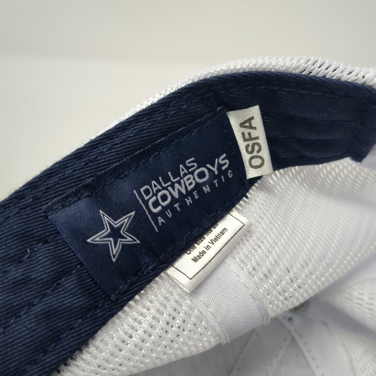 Dallas Cowboys NFL Authentic Trucker Hat Blue White One Size Snapback Mesh Star