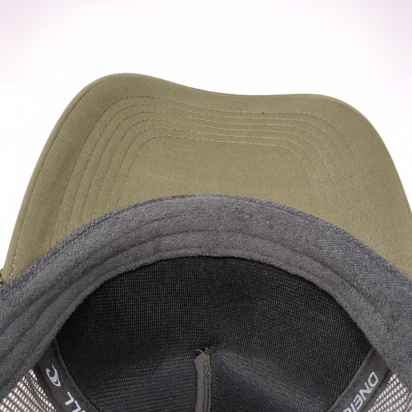 O'Neill Snapback Rope Trucker Hat Brown One Size Mesh Back Colorblock