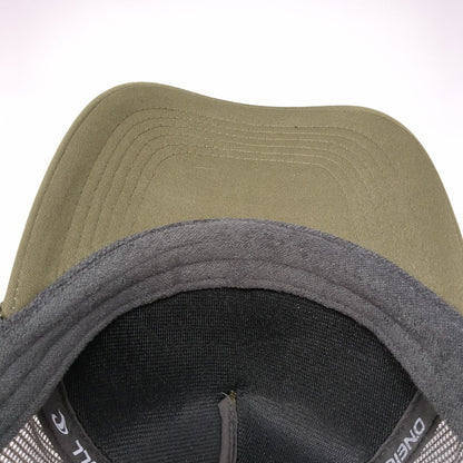 O'Neill Snapback Rope Trucker Hat Brown One Size Mesh Back Colorblock