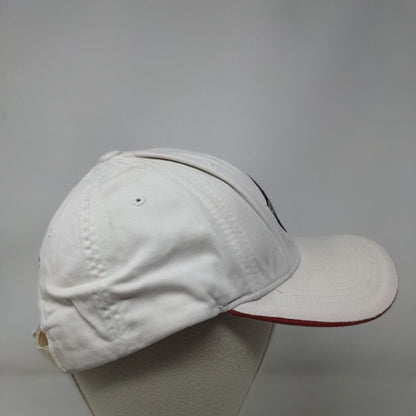 Reebok Detroit Pistons Strapback Hat White Embroidered Logo Adjustable NBA