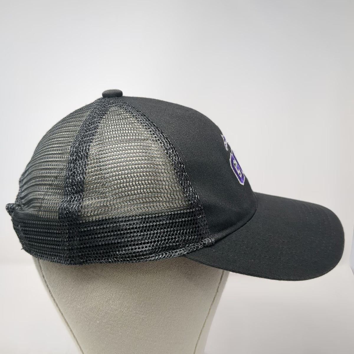 GCU Antelopes NCAA Port Authority Baseball Cap Gray OSFM Mesh Back Strapback Hat