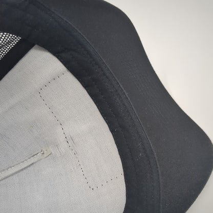 MC Storm Services Trucker Hat Black One Size Adjustable 6 Panel Mesh Back