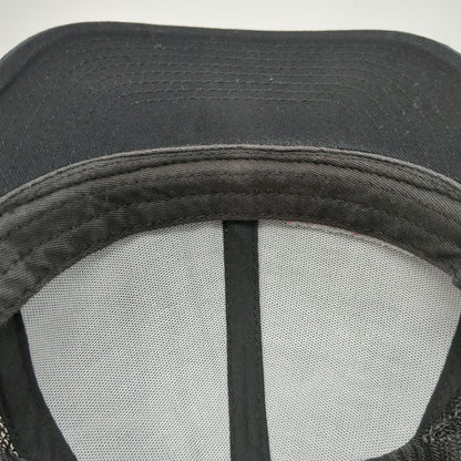 Hurley Trucker Hat Black One Size Pink Logo Mesh Back Snapback Adjustable Cap