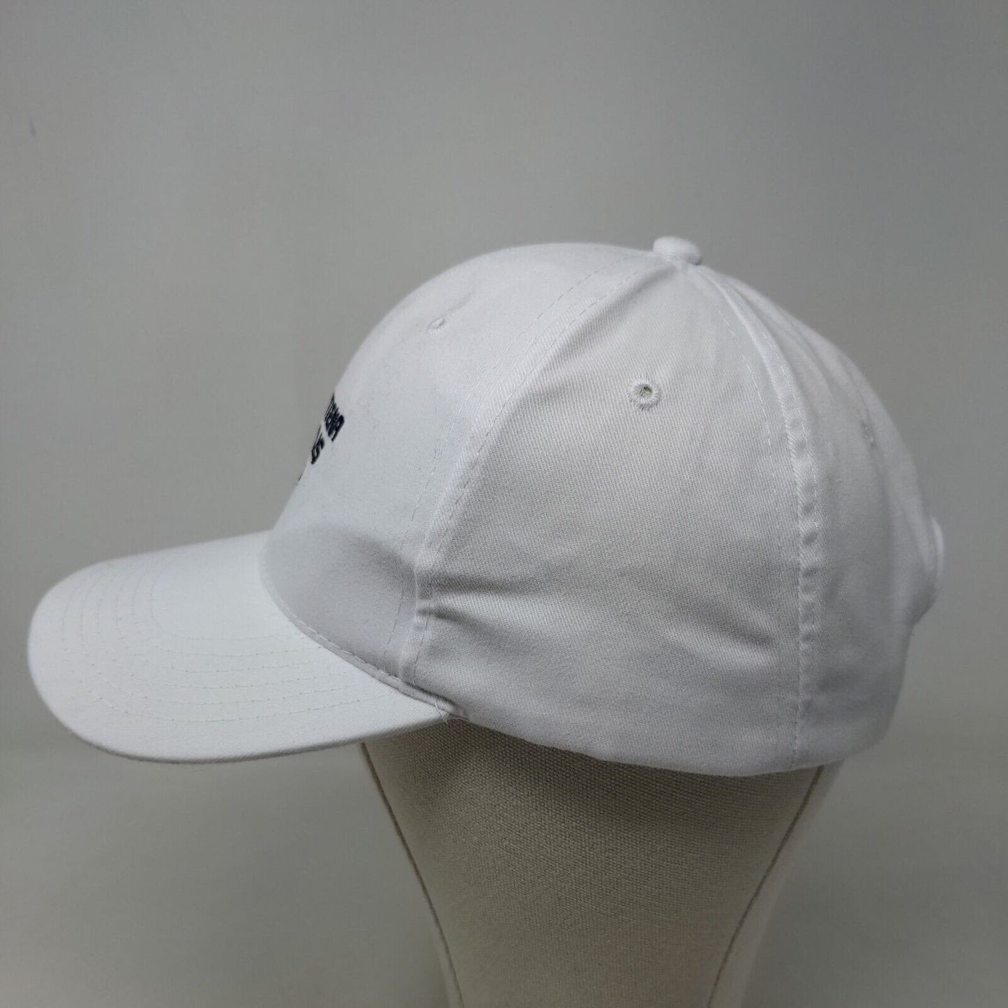 Ray Catena Lexus Men's Strapback Hat White OSFM Embroidered Logo PolyCotton