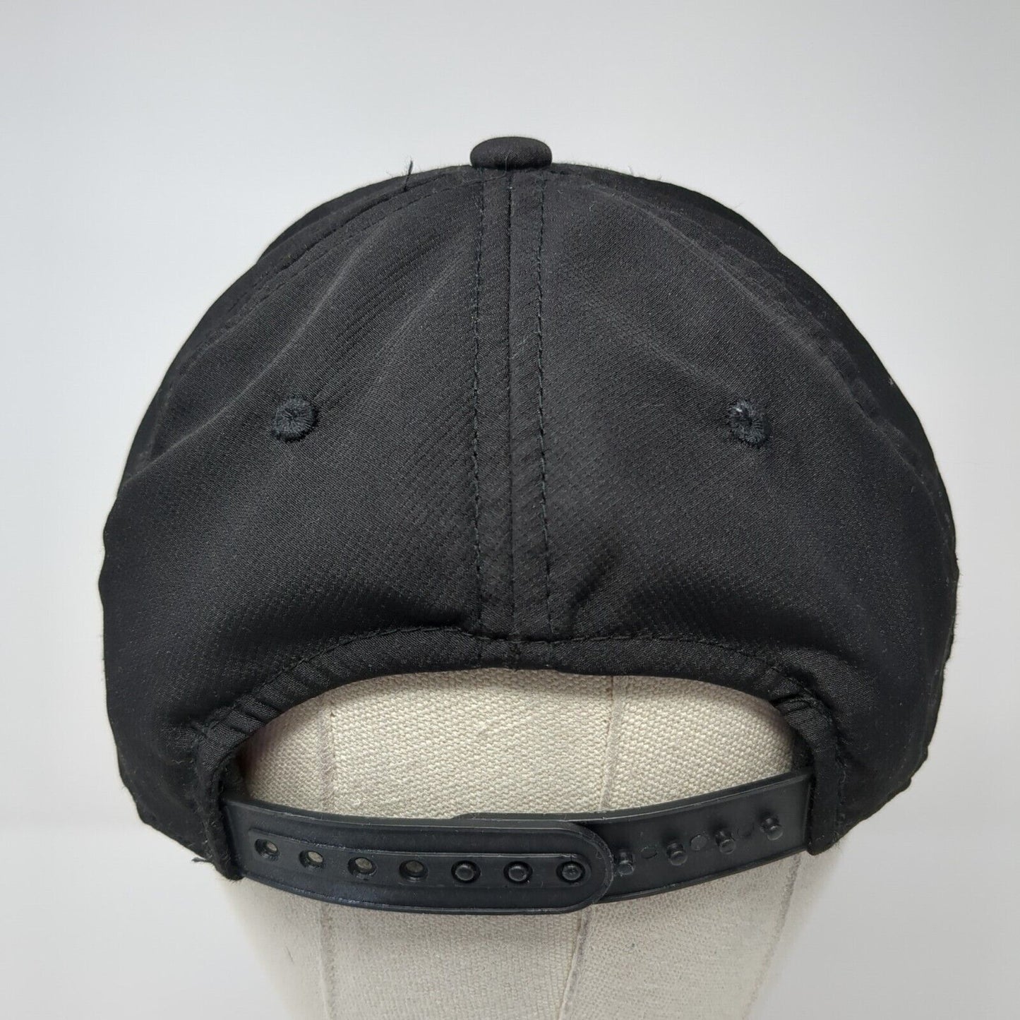 Golf Club Snapback Hat Black One Size Adjustable Embroidered Outdoor Cap