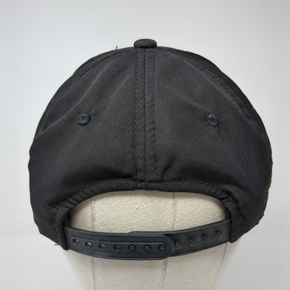 Golf Club Snapback Hat Black One Size Adjustable Embroidered Outdoor Cap