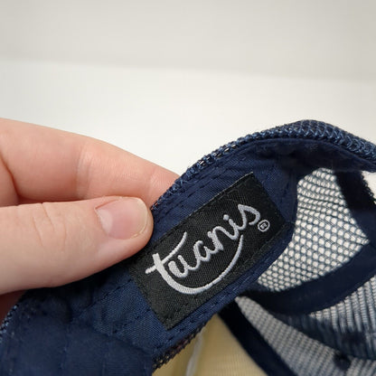 Costa Rica Pura Vida Snapback Mesh Back Trucker Hat Blue One Size Tuanis