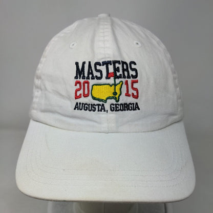 Masters 2015 Augusta Georgia Slideback Hat Cream One Size Adjustable Ahead USA
