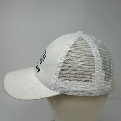 Aruba One Happy Island Est 1499 White Trucker Hat One Size Mesh Snapback Cap