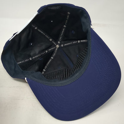 Swannies 5 Panel Blue One Size Hat Rope YR Invitational Idaho Golf Snapback