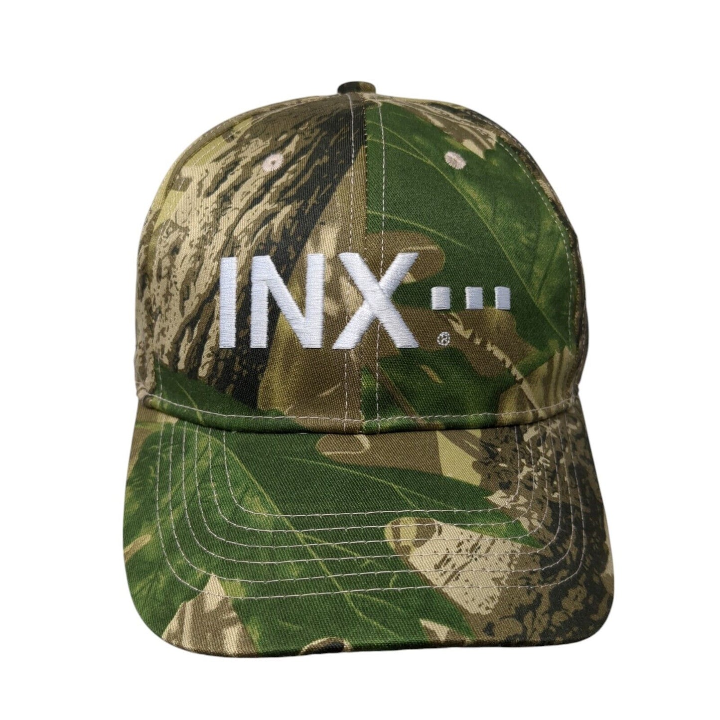 INX... Strapback Hat Camouflage One Size Adjustable Embroidered 6 Panel BYOG