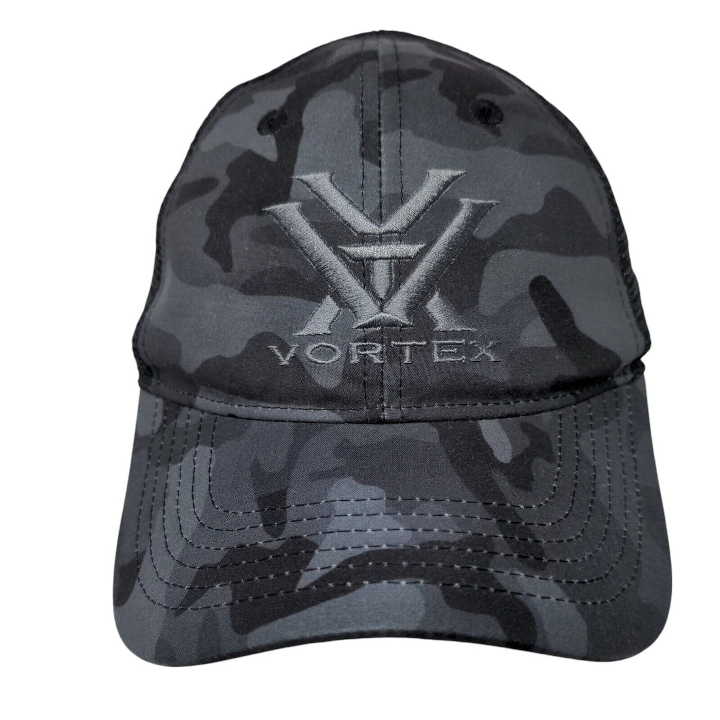 VORTEX Snapback Trucker Hat Camouflage OSFM Adjustable Mesh Back 6 Panel