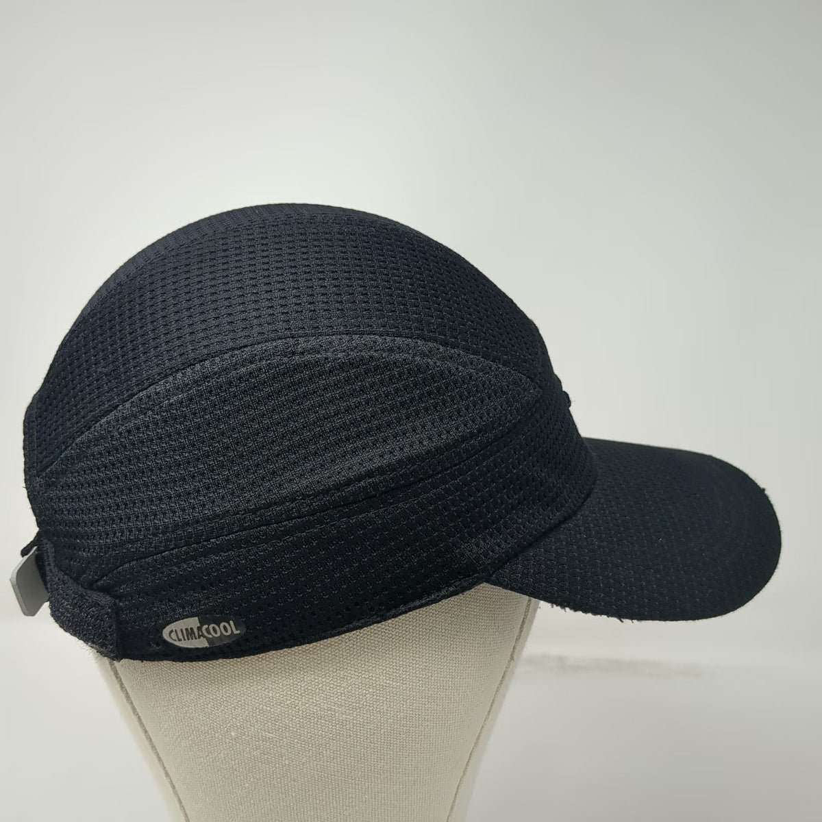 Adidas Baseball Cap Black One Size Climacool Mesh Strapback Breathable Hat