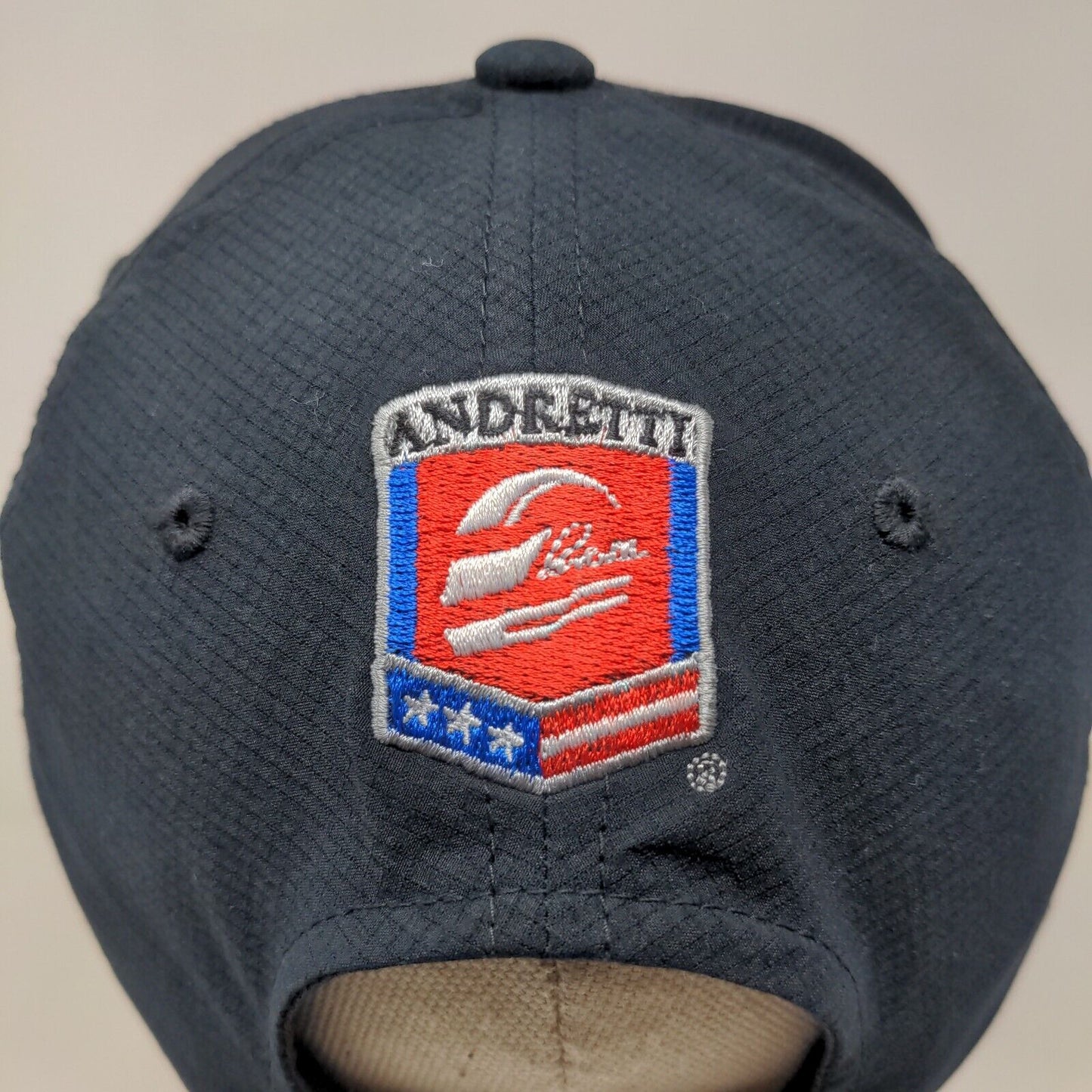 Port Authority Men's Snapback Hat Black OSFA Embroidered Andretti Logo Polyester