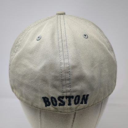Boston Red Sox MLB '47 Baseball Cap Beige M Fitted Hat Green Underbrim Logo