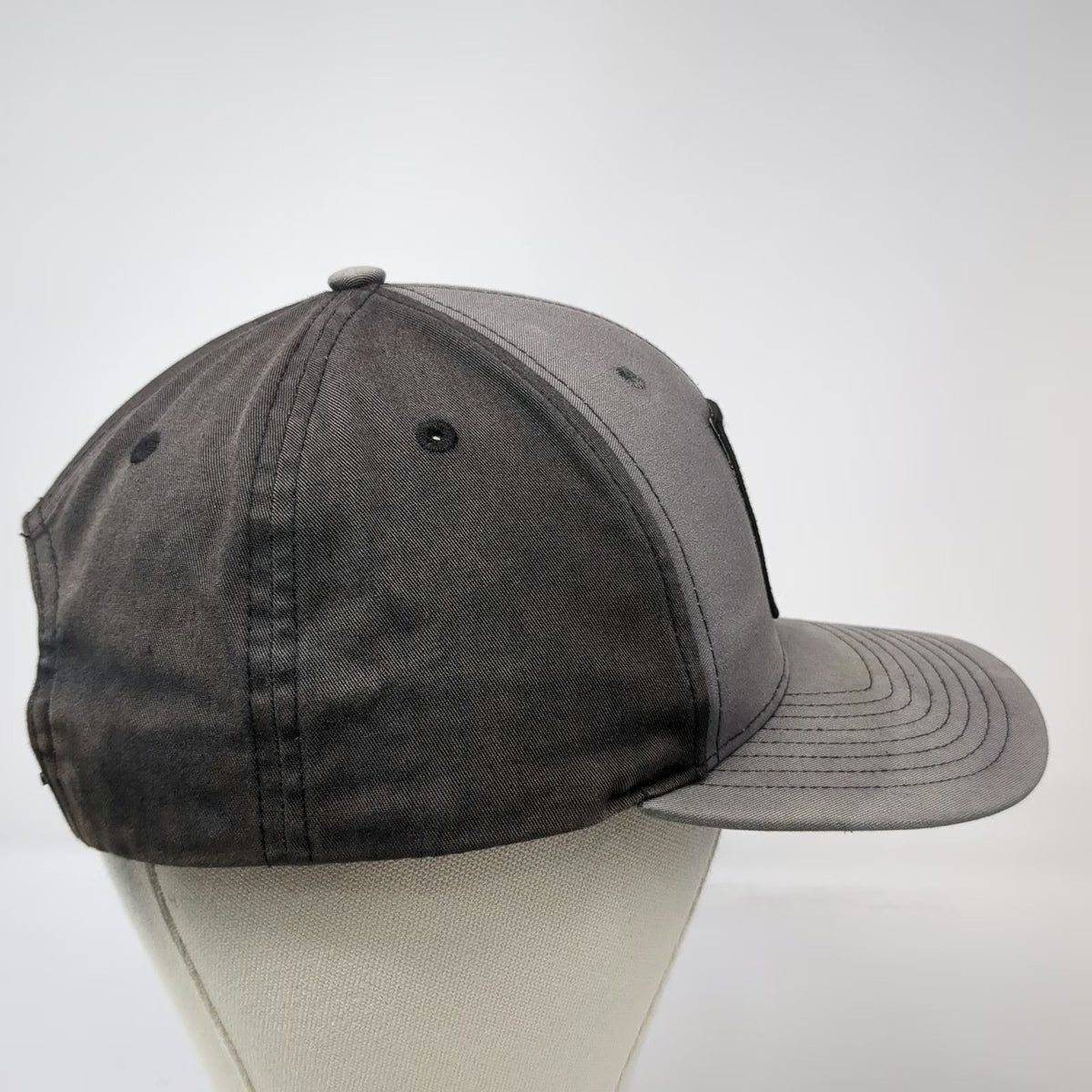 Richardson Snapback Hat Gray One Size Experience More Hiking Mountain Patch