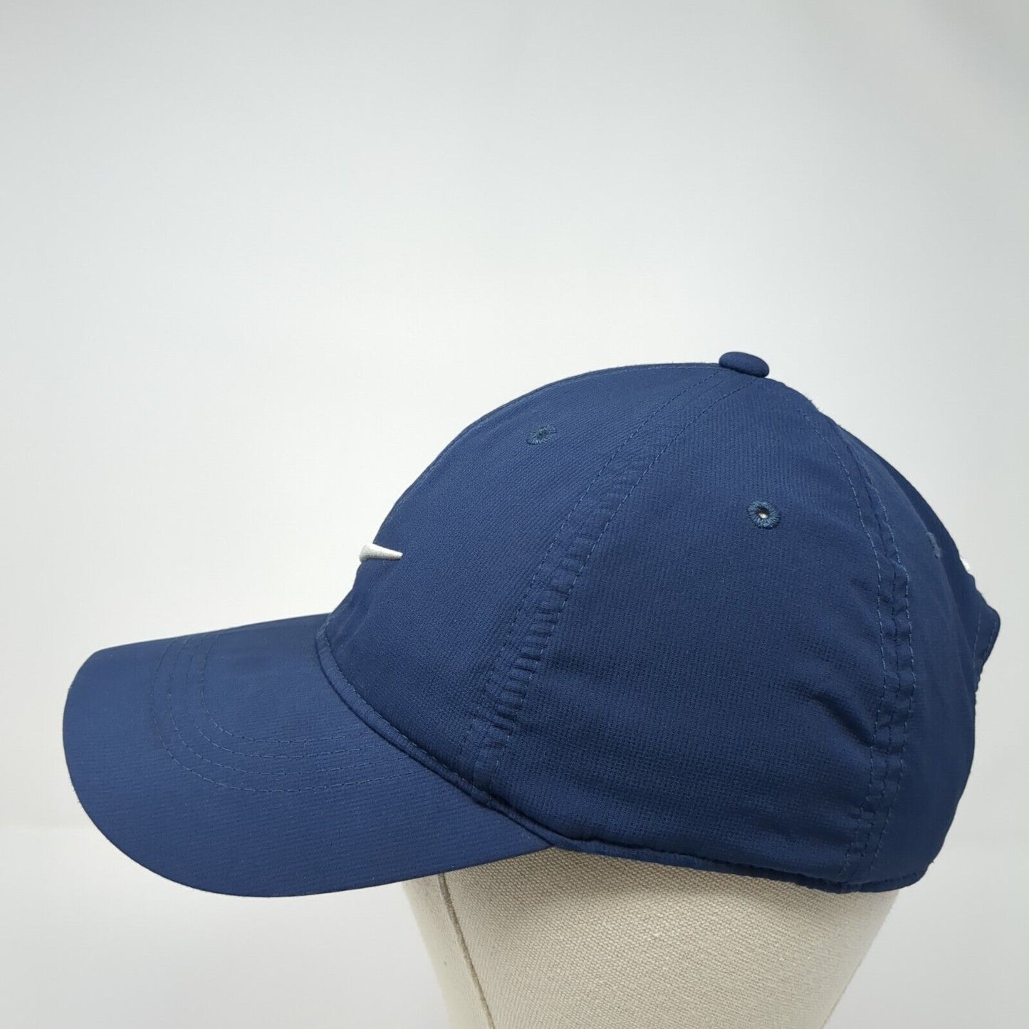 Nike Strapback Baseball Cap Blue OS Adjustable Embroidered Legacy91 Dri-fit