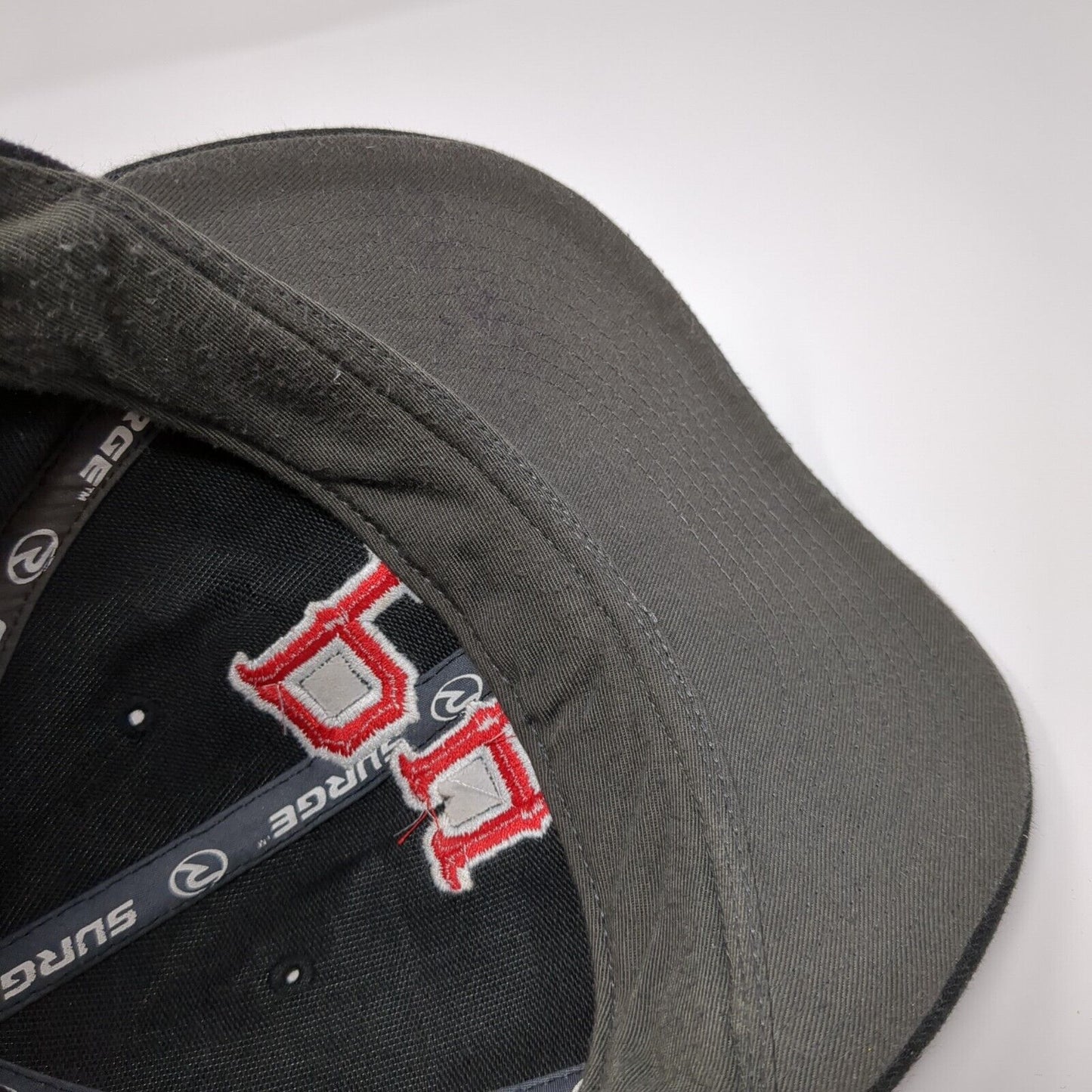 PH Fitted Hat Black Size 7 Embroidered 6 Panel PTS65 Surge Richardson