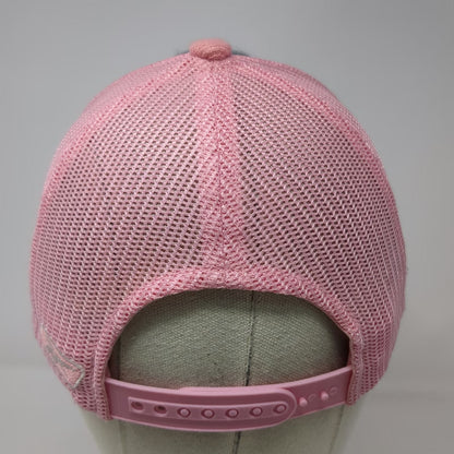 Reebok Trucker Hat Pink One Size New York Giants Argyle NFL Mesh Snapback