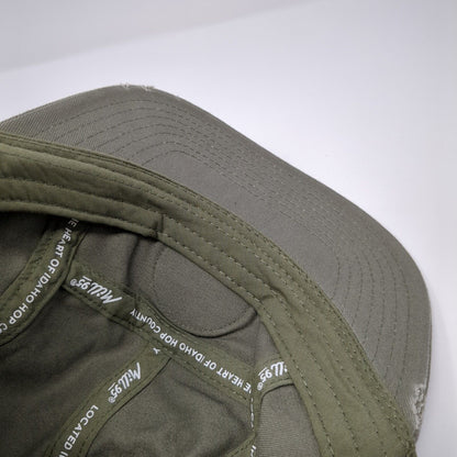 Mill 95 Hops Parma Idaho Slideback 5 Panel Hat Brown One Size Patch