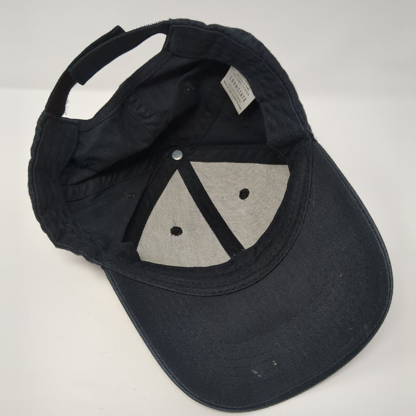 Chipotle Strapback Hat Black One Size Adjustable Embroidered Loomstate