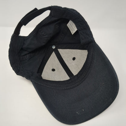 Chipotle Strapback Hat Black One Size Adjustable Embroidered Loomstate